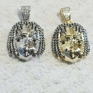 BRASS NARUTO PENDANT WITH  2 MM 20" ROPE C…